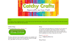 Desktop Screenshot of catchycrafts.com.au