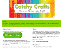 Tablet Screenshot of catchycrafts.com.au